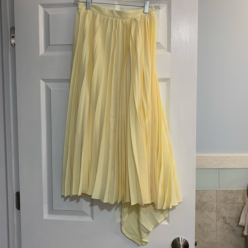 Pleated Midi Skirt
